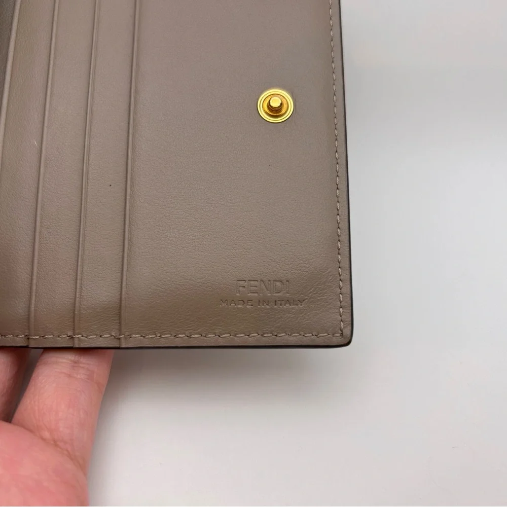 Authenticated Fendi F is Fendi Compact Wallet in Beige/Nude - Picture 5 of 11